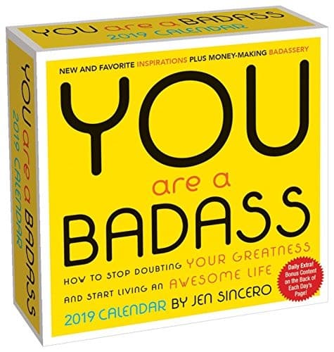 Tapa de You Are a Badass 2019 Day-to-Day Calendar