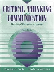 Tapa de Critical thinking and communication
