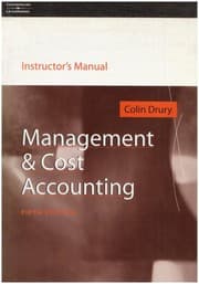 Tapa de Management and Cost Accounting