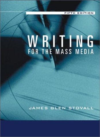 Tapa de Writing for the mass media