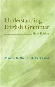 Tapa de Understanding English grammar