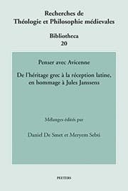 Tapa de Penser Avec Avicenne