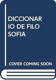 Tapa de Diccionario de filosofía
