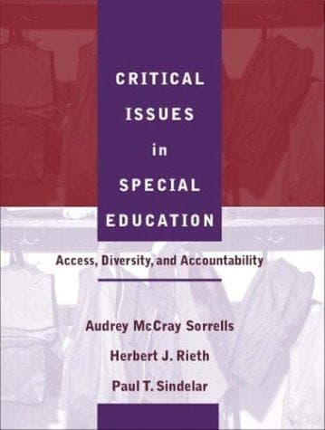 Tapa de Critical issues in special education