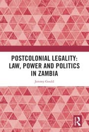 Tapa de Postcolonial Legality Law Politics and State Formation in Africa since the End of the Cold W