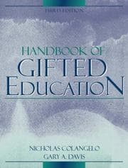 Tapa de Handbook of gifted education