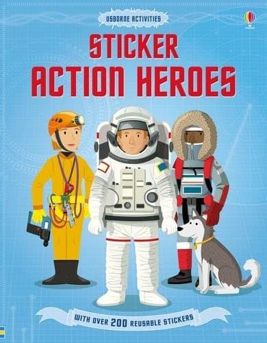 Tapa de Sticker Action Heroes