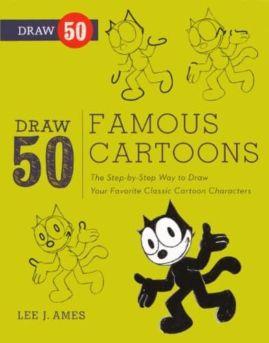 Tapa de Draw 50 Famous Cartoons