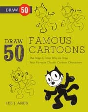 Tapa de Draw 50 Famous Cartoons