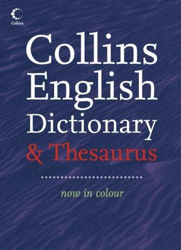 Tapa de Collins Dictionary and Thesaurus