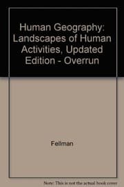 Tapa de Human Geography Landscapes of Human Acti
