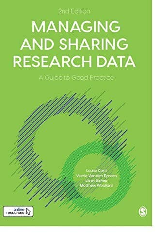 Tapa de Managing and Sharing Research Data