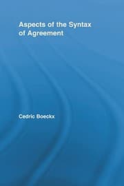 Tapa de Aspects of the syntax of agreement