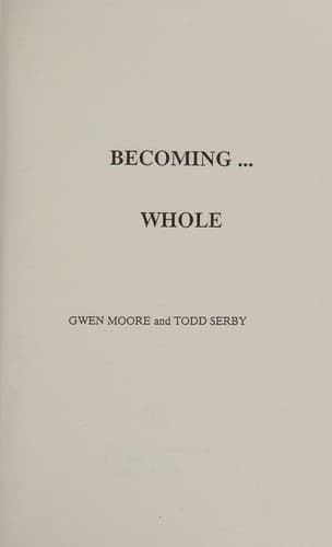 Tapa de Becoming-- whole