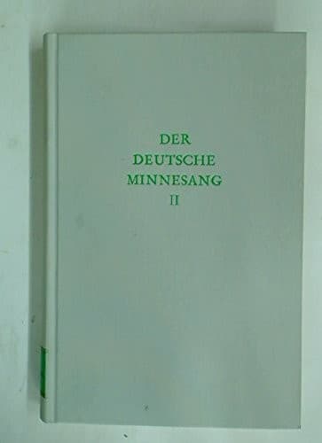 Tapa de Der Deutsche Minnesang