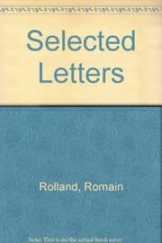 Tapa de Selected letters of Romain Rolland