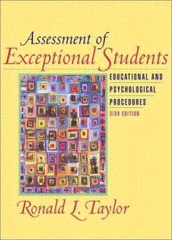 Tapa de Assessment of Exceptional Students