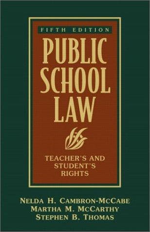 Tapa de Public School Law