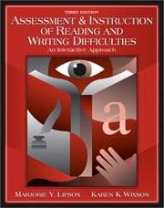 Tapa de Assessment and instruction of reading and writing difficulty