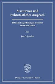 Tapa de Staatswesen und rechtsstaatlicher Anspruch