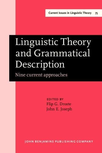 Tapa de Linguistic theory and grammatical description