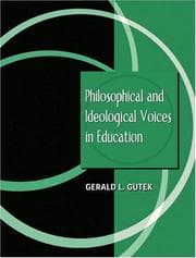 Tapa de Philosophical and ideological voices in education