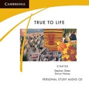 Tapa de True to Life Starter Personal study audio CD