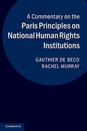 Tapa de Commentary on the Paris Principles on National Human Rights Institutions