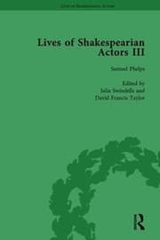 Tapa de Lives of Shakespearian Actors, Part III, Volume 2