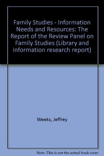 Tapa de Family studies, information needs, and resources