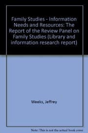 Tapa de Family studies, information needs, and resources