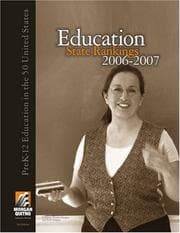 Tapa de Education State Rankings 2006-2007