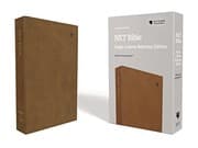 Tapa de NET Bible, Single-Column Reference, Leathersoft, Brown, Comfort Print