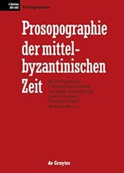 Tapa de Prosopographie der mittelbyzantinischen Zeit. Prolegomena, Zweite Abteilung