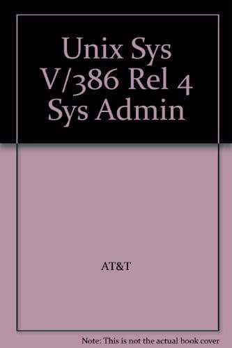 Tapa de UNIX System V/386, release 4