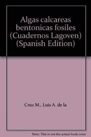 Tapa de Algas calcáreas bentónicas fósiles