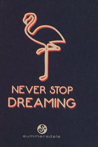 Tapa de Never Stop Dreaming