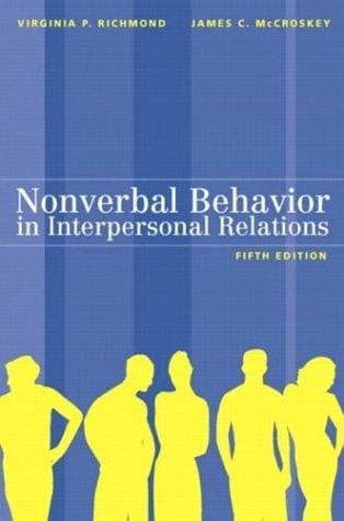 Tapa de Nonverbal Behavior in Interpersonal Relations, Fifth Edition
