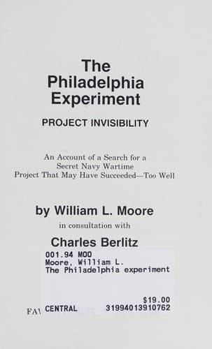 Tapa de The Philadelphia Experiment