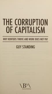 Tapa de The corruption of capitalism
