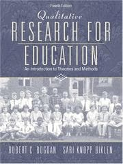 Tapa de Qualitative research in education