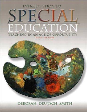 Tapa de Introduction to special education