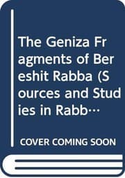Tapa de Ḳiṭʻe Be-reshit rabah min ha-Genizah