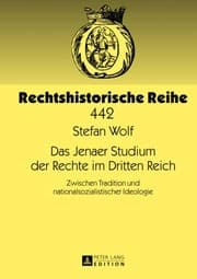 Tapa de Jenaer Studium der Rechte Im Dritten Reich