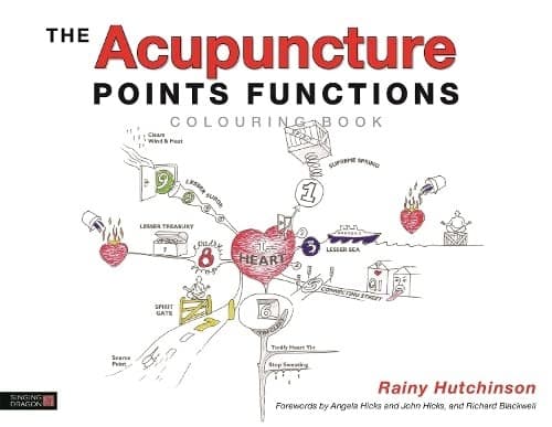 Tapa de Acupuncture Points Functions Colouring Book