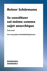 Tapa de Se Constituer Soi-Même Comme Sujet Anarchique