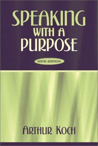 Tapa de Speaking with a Purpose