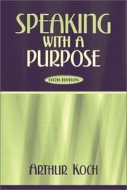 Tapa de Speaking with a Purpose
