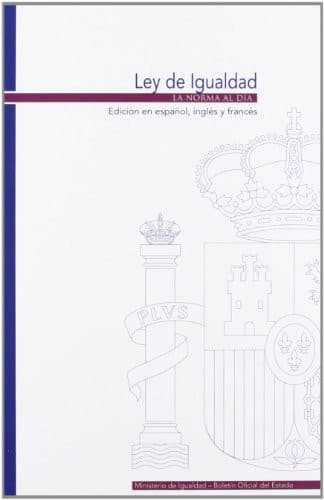 Tapa de Ley de igualdad