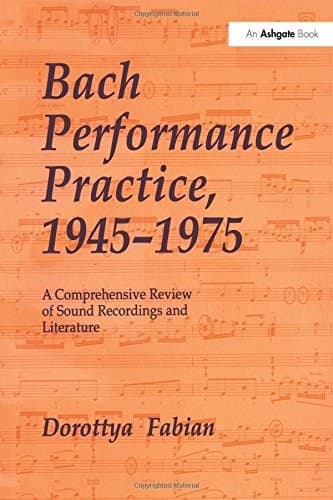 Tapa de Bach performance practice, 1945-1975
